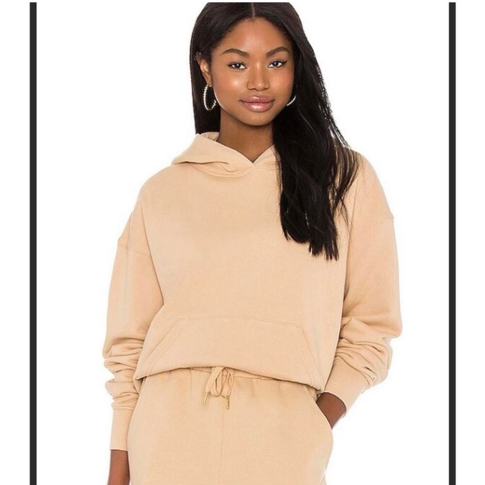 WeWoreWhat Beige Hoodie